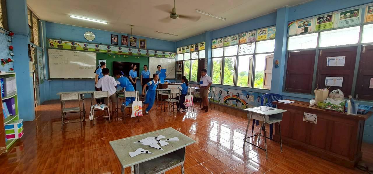 57. ค่ายศิลปะบูรณาการกับสาระการเรียนรู้สำหรับนักเรียนระดับประถมศึกษา ณ โรงเรียนบ้านโนนม่วง